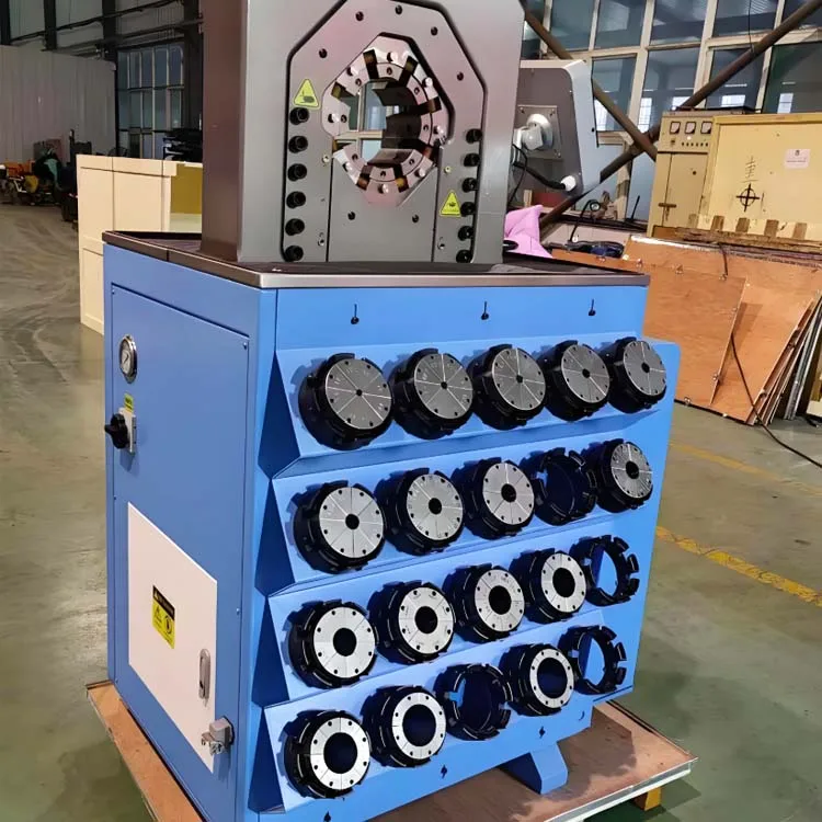 High Pressure Hydraulic Flexible Air Conditioner Rubber Hose Pipe Crimping Machine