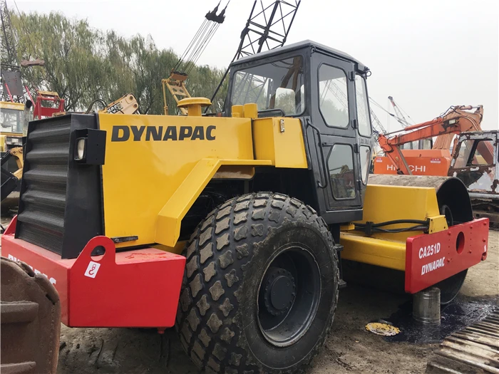 Дорожный каток dynapac CA251D CA30D высокого качества б/у по низкой цене дорожный
