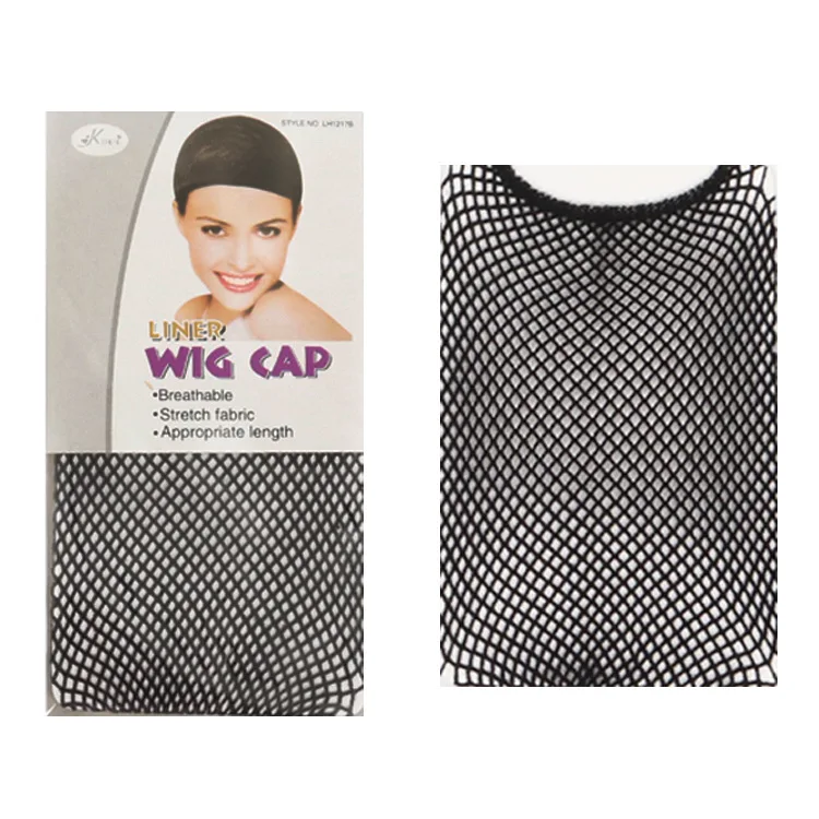Elastic Mesh Net Wig Caps for Women Open End Wig Cap for Lace front Wig, Ultra Thin Invisible Light Brown