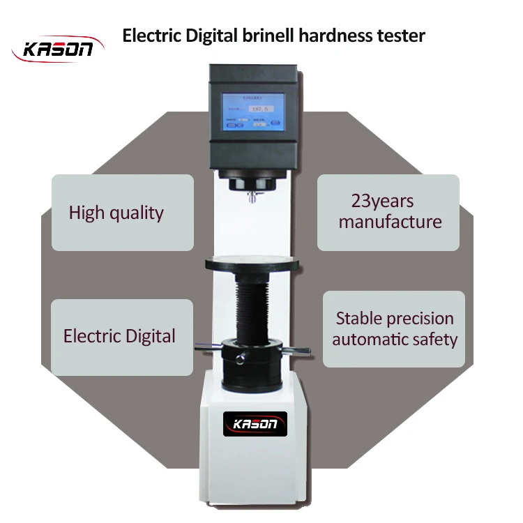 Precise measurement Electric Digital brinell hardness tester 20 times readings microscope