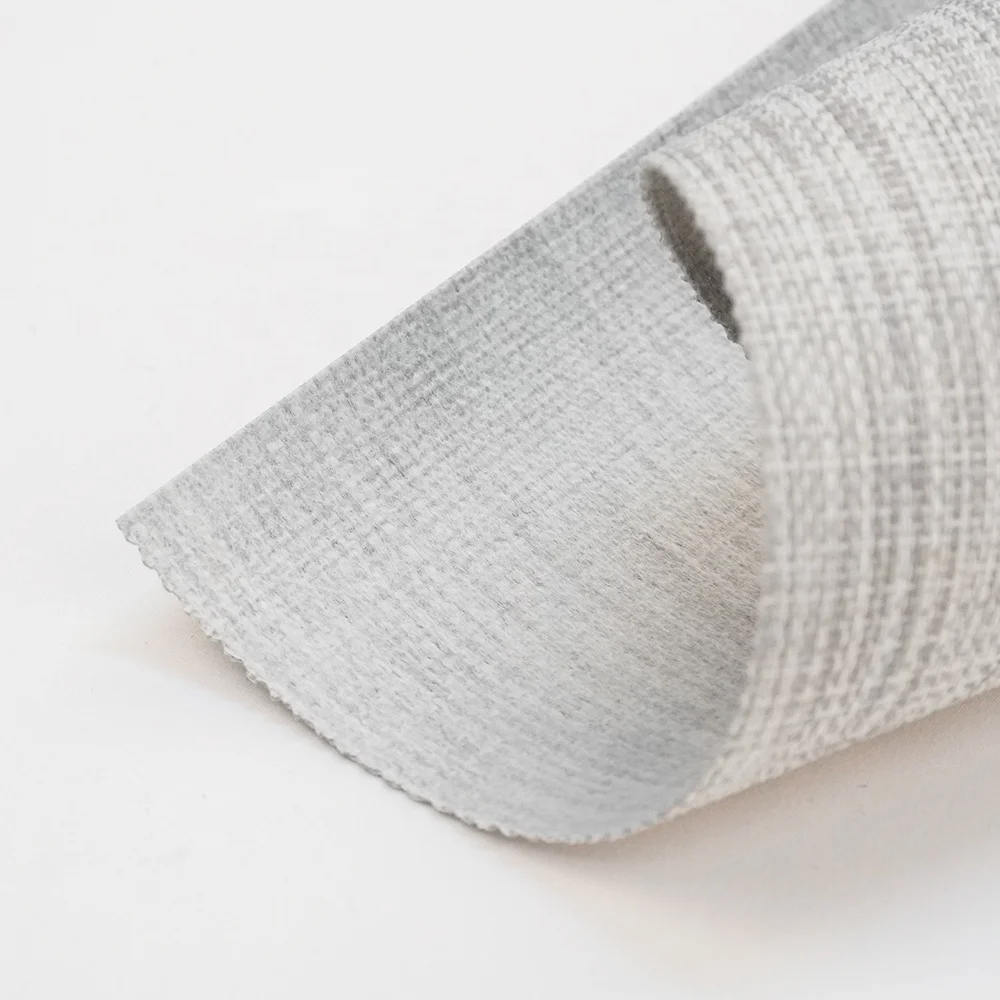 PVC woven vinyl bedroom wallpaper waterproof wall paper decor