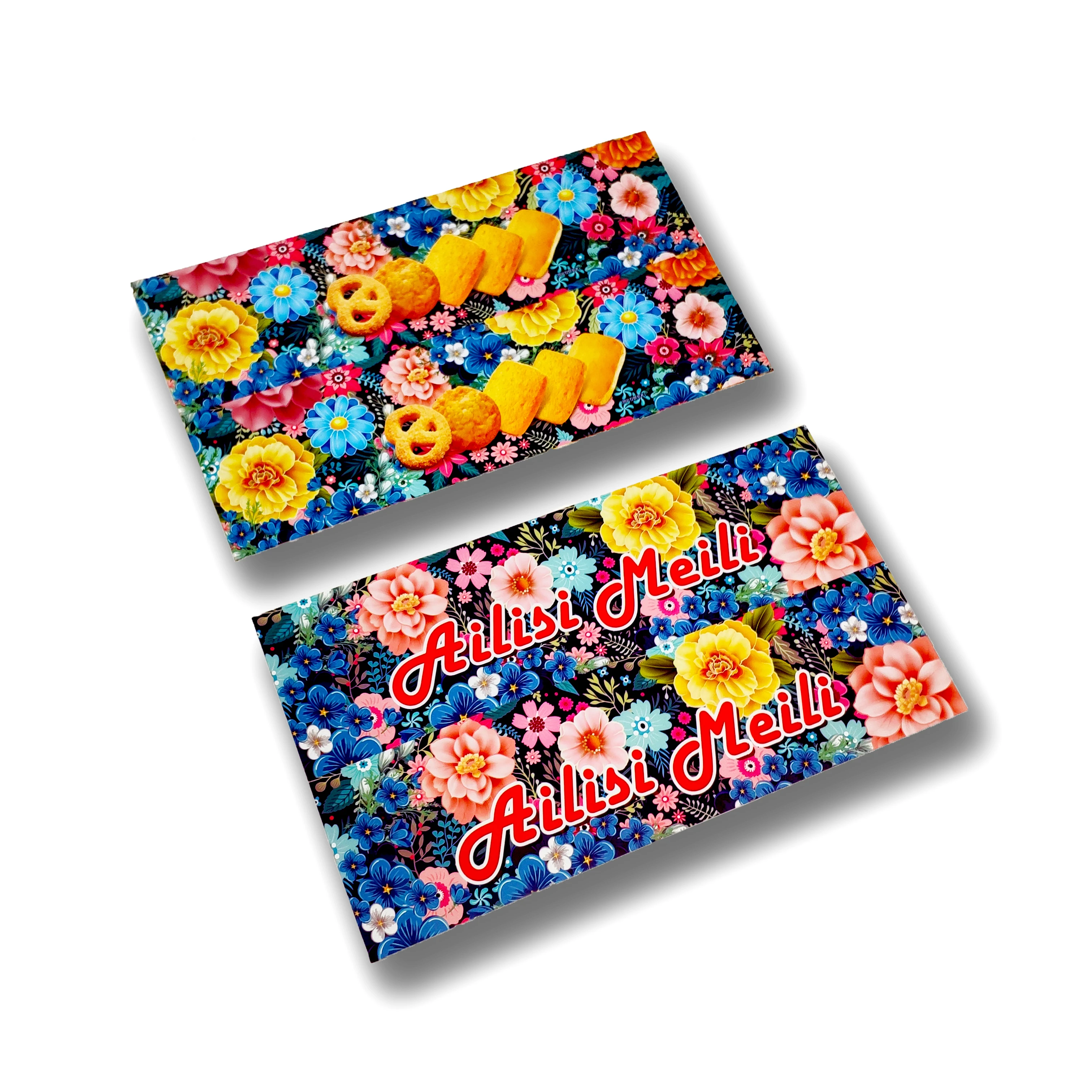 Листовая жесть с покрытием и цветочным принтом для изготовления жестяных банок для печенья