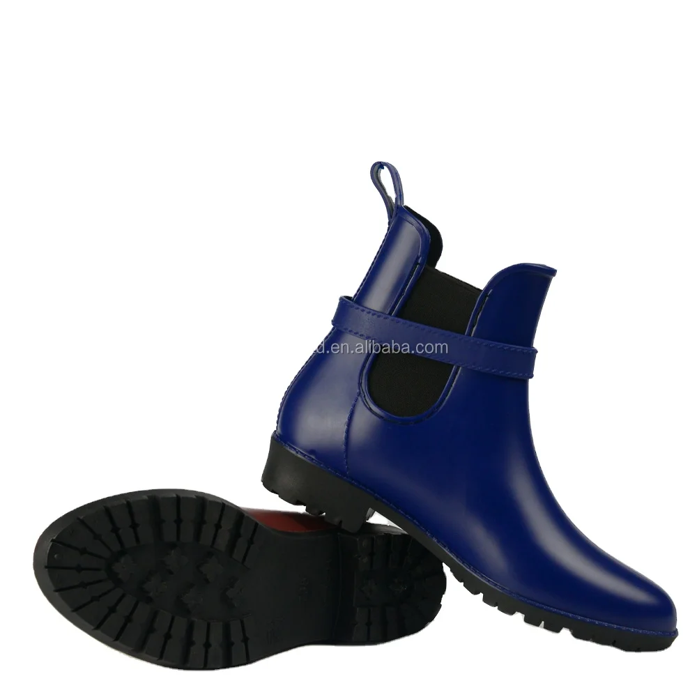 pvc fashion high heel rain boots for women