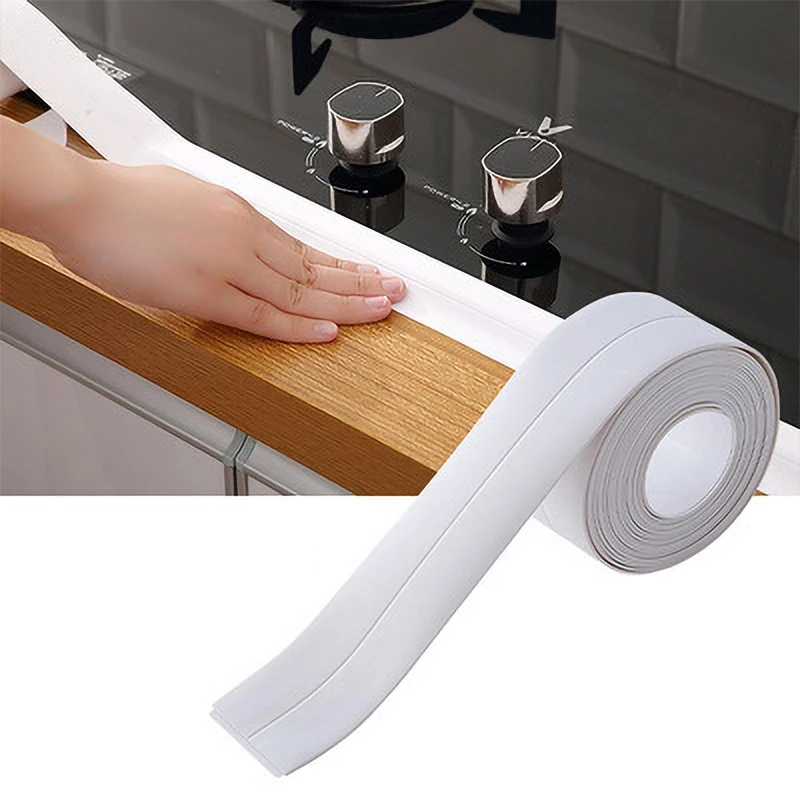 EONBON Caulk Strip Self Adhesive, PVC Waterproof Sealing Tape Decorative Caulk Tape for Bathroom Toilet Tub Surround Kitchen