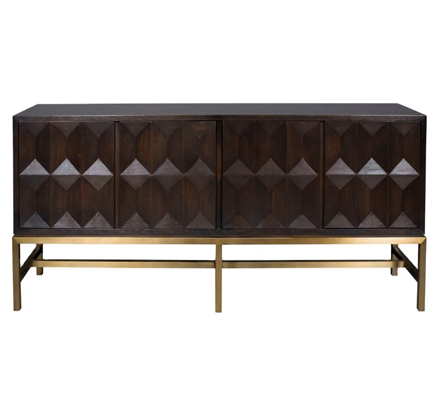 Роскошный Деревянный Современный буфет в европейском минималистичном дизайне с 4 дверями для прихожей