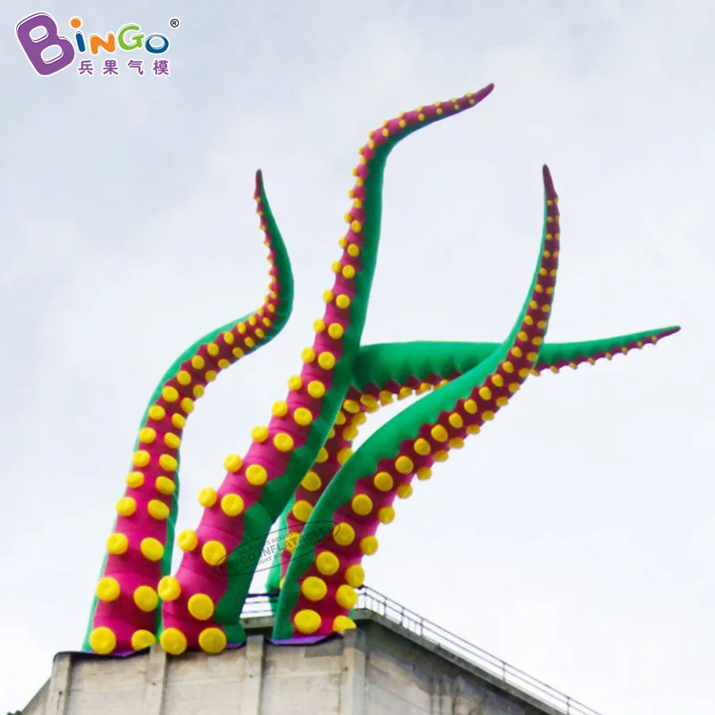 Bingo inflatable Customized inflatable octopus large lighting inflatable tentacles for decorations