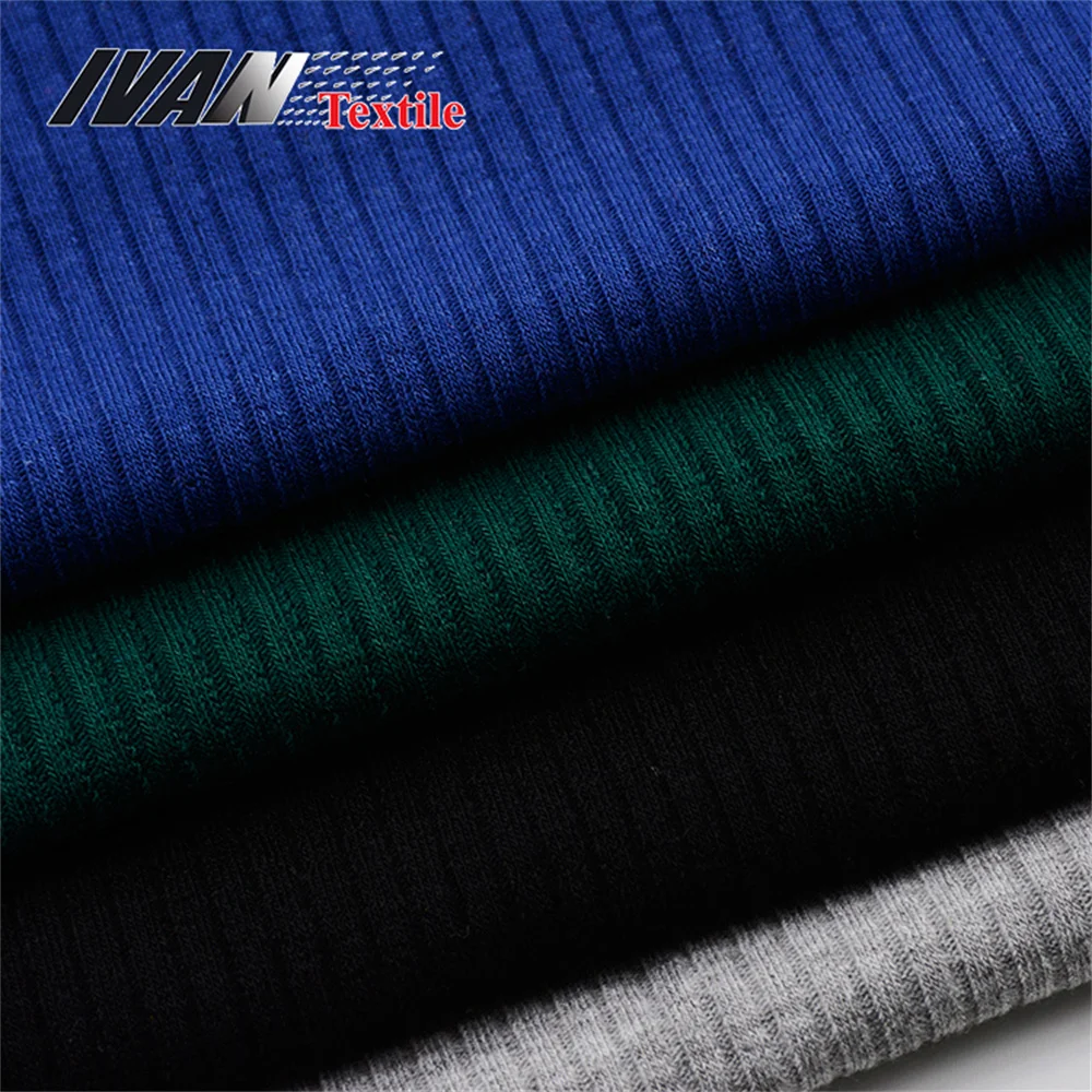 GOOD QUALITY T/R 4*2 SPANDEX RIB P/D FOR SWEATER