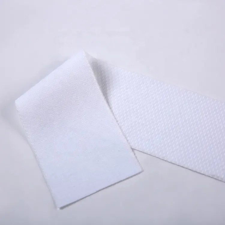 wholesale new arrival white double sided biodegradable jacquard elastic band