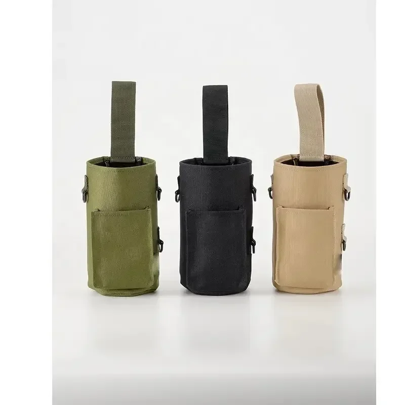 BSCI Certified Customized Adjustable Magnetic Gym Water Bottle Holder Bag Fashion Bottle Sleeve Bag Sports Water Bottle Bag