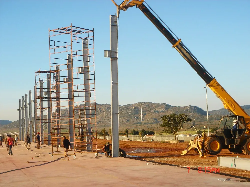 Steel Structure Warehouse Steel Frame Construction Prefabricated Warehouse Metal Building Structure
