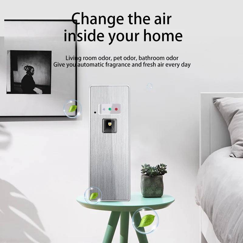 Toilet automatic wall mounted LED LCD AA Battery Operated aerosol Perfume air freshener dispenser