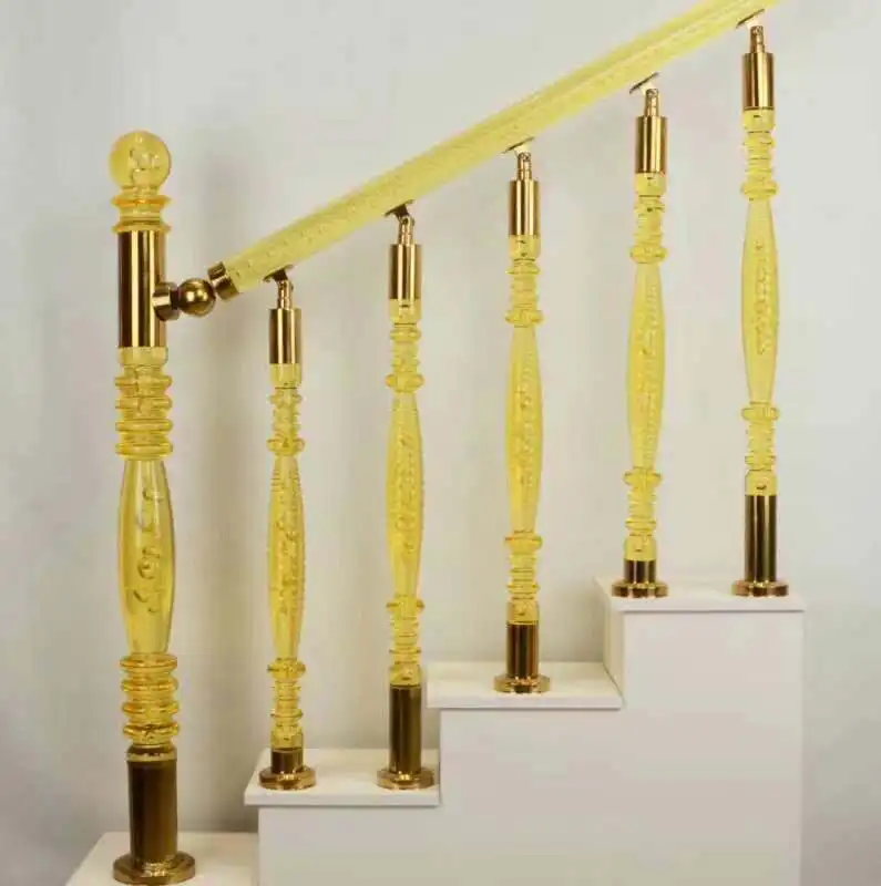 Modern indoor and outdoor decoration bracket stage stainless steel railing handrail for sale acrylic floor