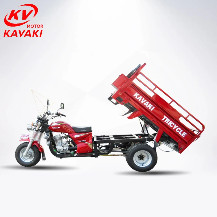 Gasoline Three-wheel Motorcycle Three-wheel Cargo Tricycle Automatic Gear Box Gasoline Motorcycle for Sale