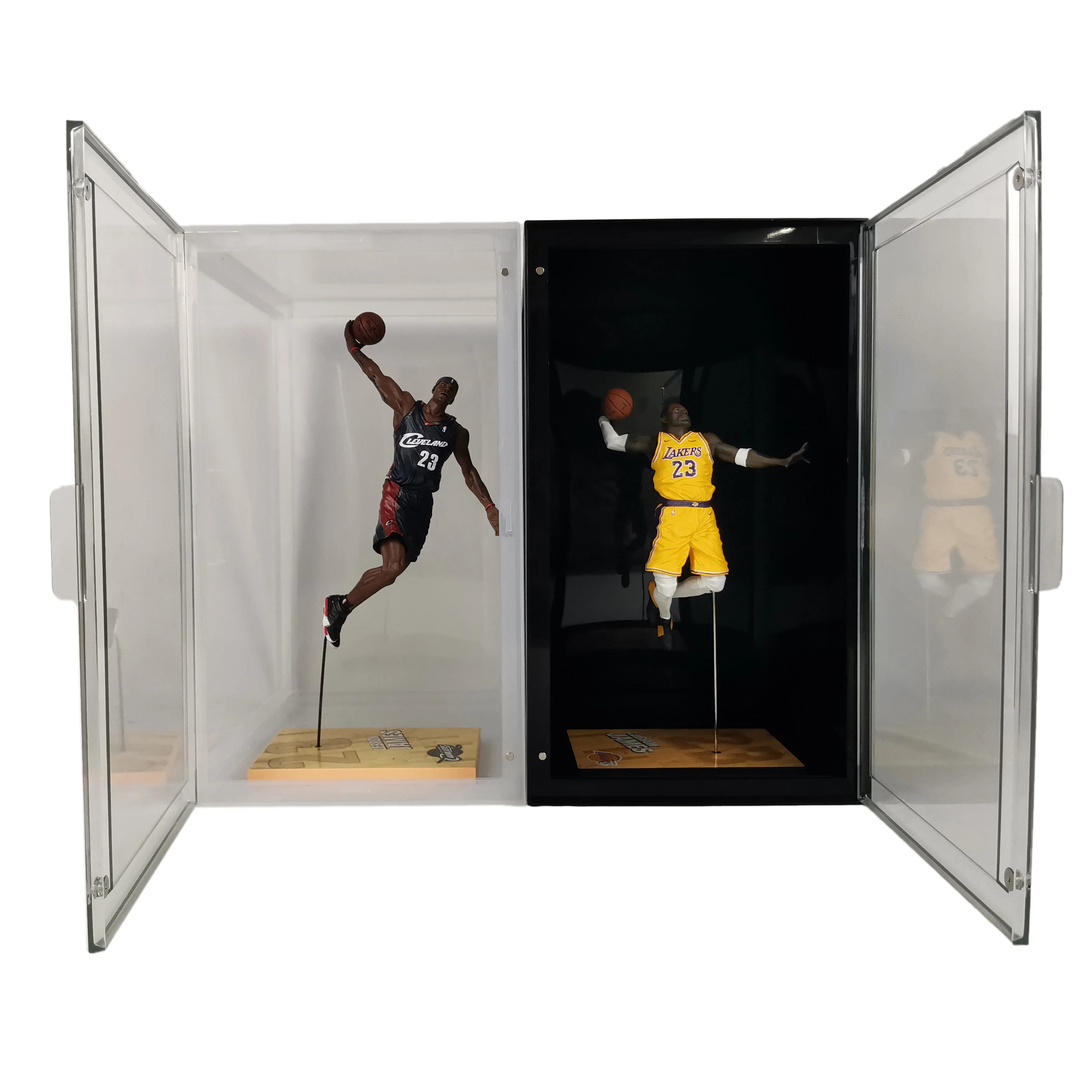 Factory Customized LED Light Shop Show Clear Box PVC Figure Display Cabinet Toy LED Display Case