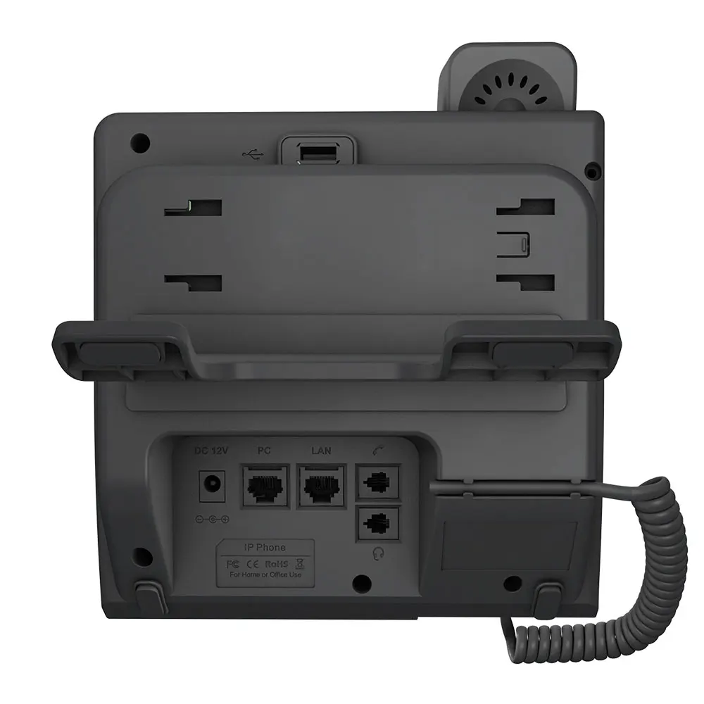 Escene  ES380-PG Gigabit Office IP Phone Support 6 SIP Accounts  HD Voice POE Desktop Home Phone