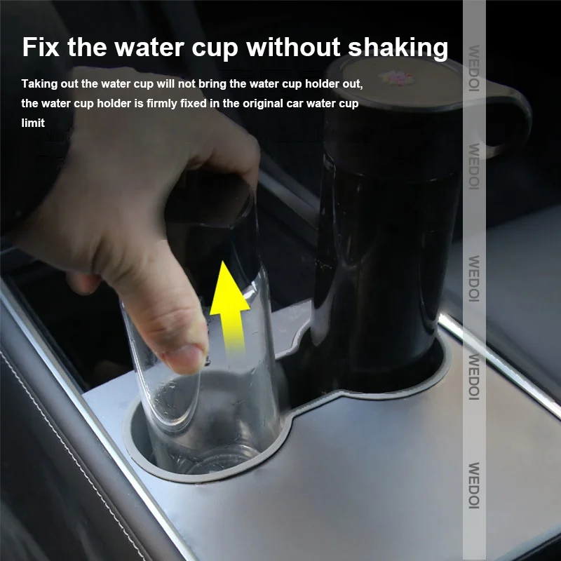 car accessories Water Cup Limit Buckle For Tesla Model 3/Y Center Console  More Secure Not Easy To Spill Practical Offers