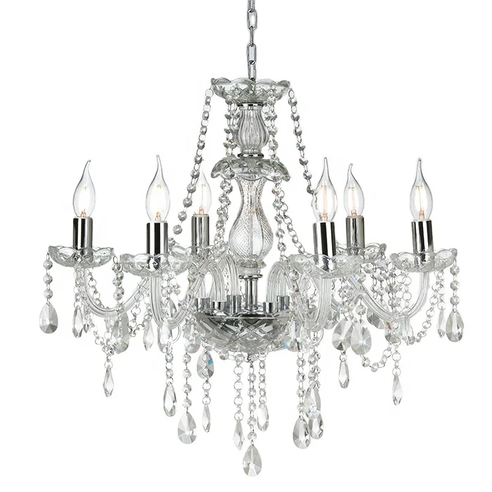 Modern Luxury Crystal Pendant Light European Living Room Bedroom Lamp Candle Lights For Home Crystal Chandeliers Lighting