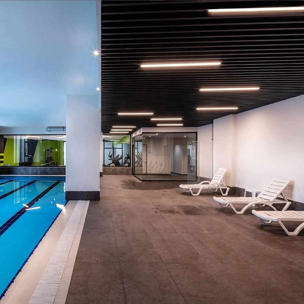 Алюминиевый светодиодный профильный светильник, офисные соединяемые люстры, Подвесной Настенный потолочный светодиодный линейный светильник