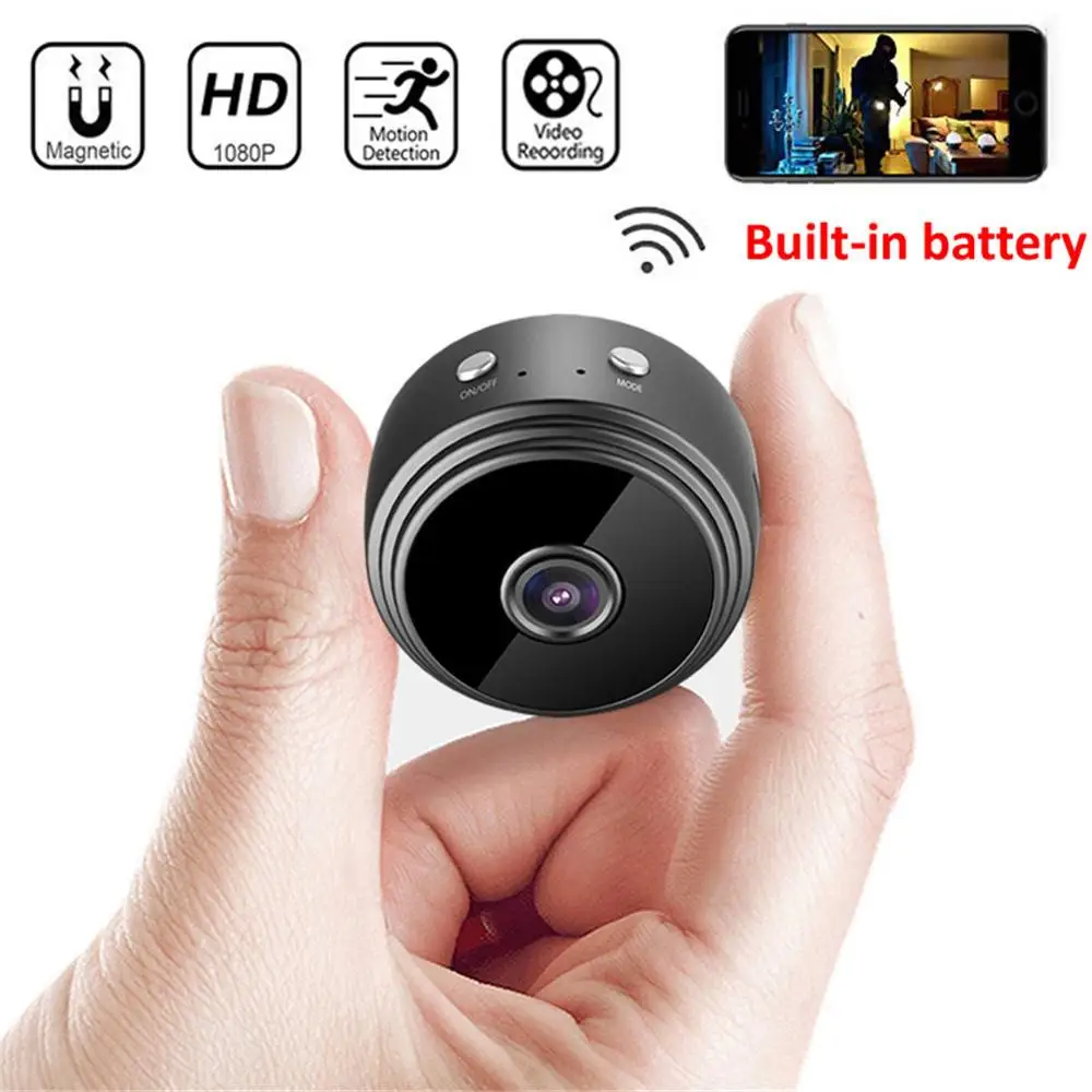 Лидер продаж на Amazon мини-камера Wi-Fi скрытая беспроводная камера HD 1080P домашняя наблюдения для помещений няня самая дешевая