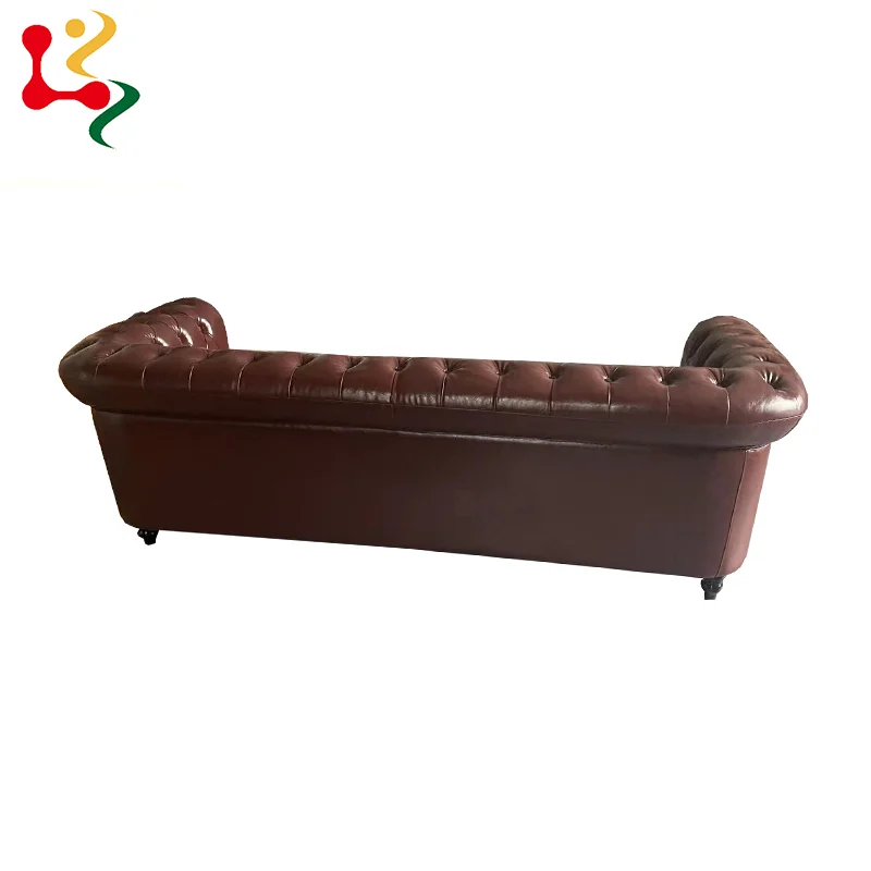 Luxury Design Wholesale Home Furniture Living Room Three Seats Leather Sofa