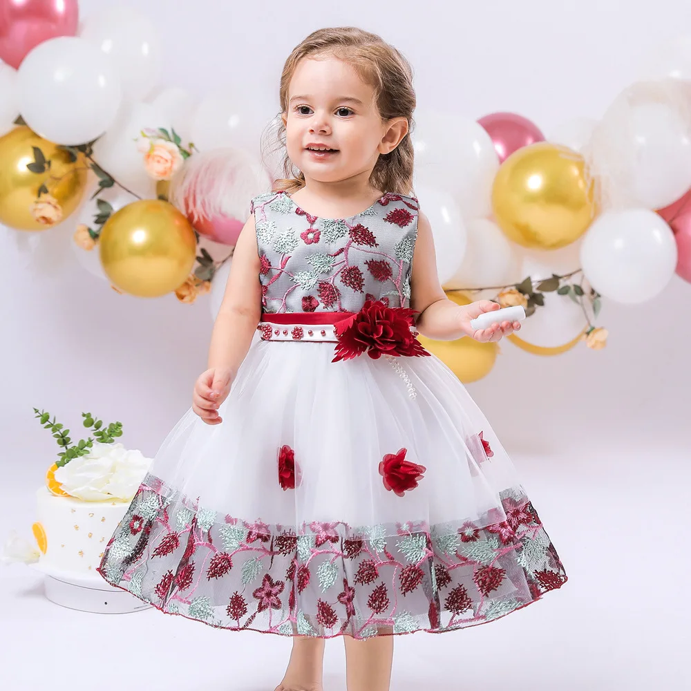 Новинка оптовая продажа праздничное платье для девочек 1 -3 лет