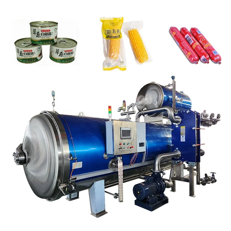 commercial retort autoclave retort food sterilizers