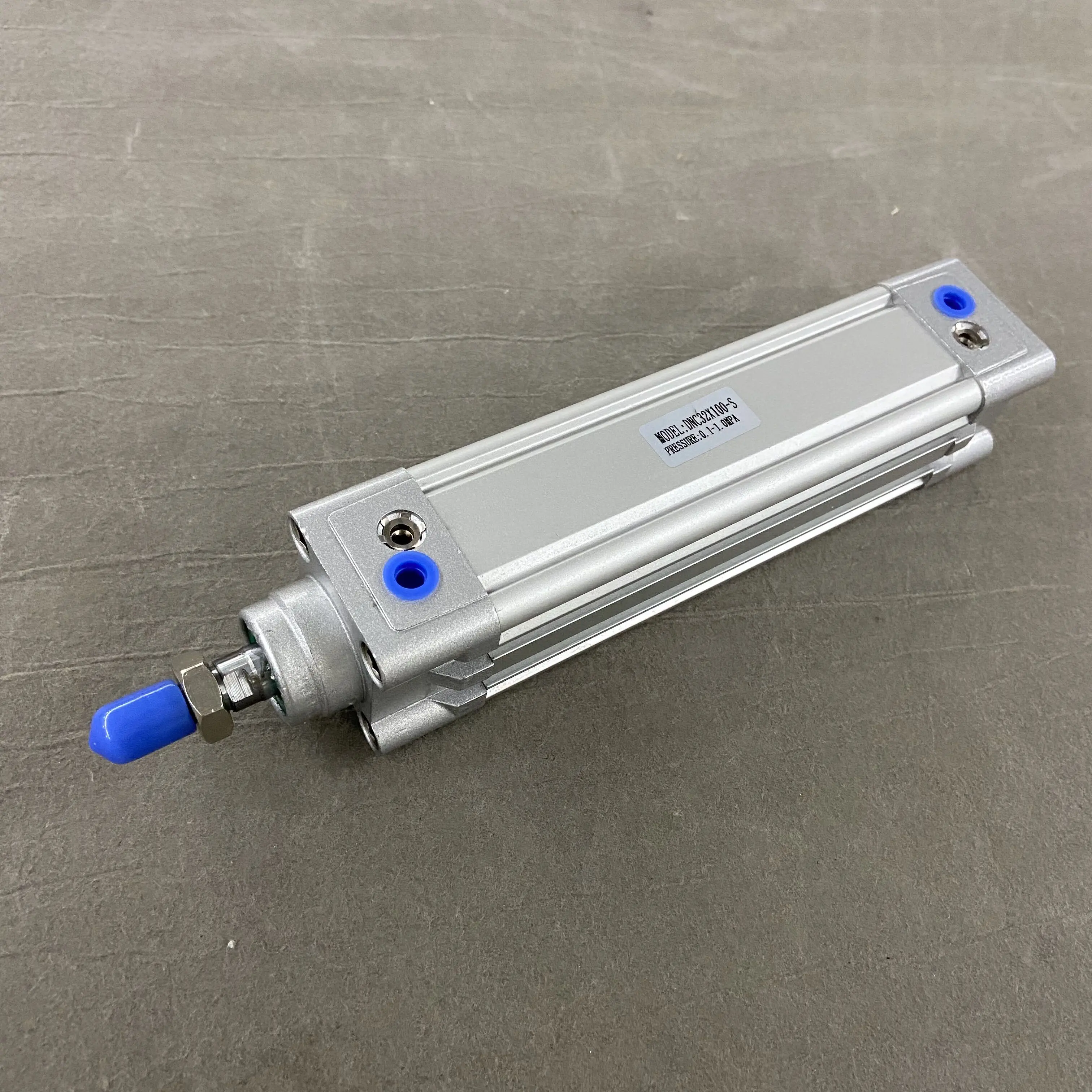 Двухсторонний поршневой цилиндр серии DNC, Цилиндры двойного действия со стандартом ISO, пневматические цилиндры, сжатый воздух, алюминиевые уплотнения