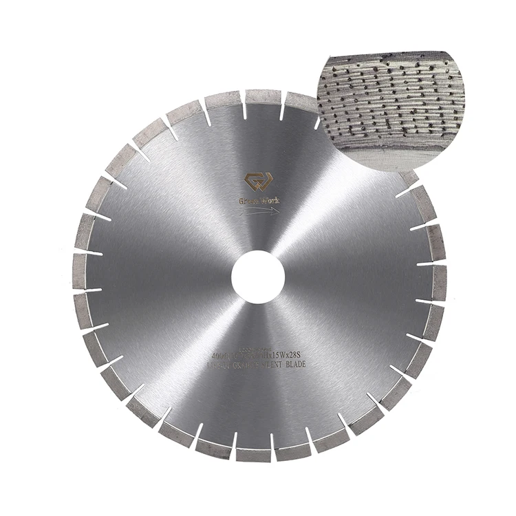 Professional Quality 400mm/16inch 500mm/20inch Diamond Arix Saw Blade For Cutting Granite