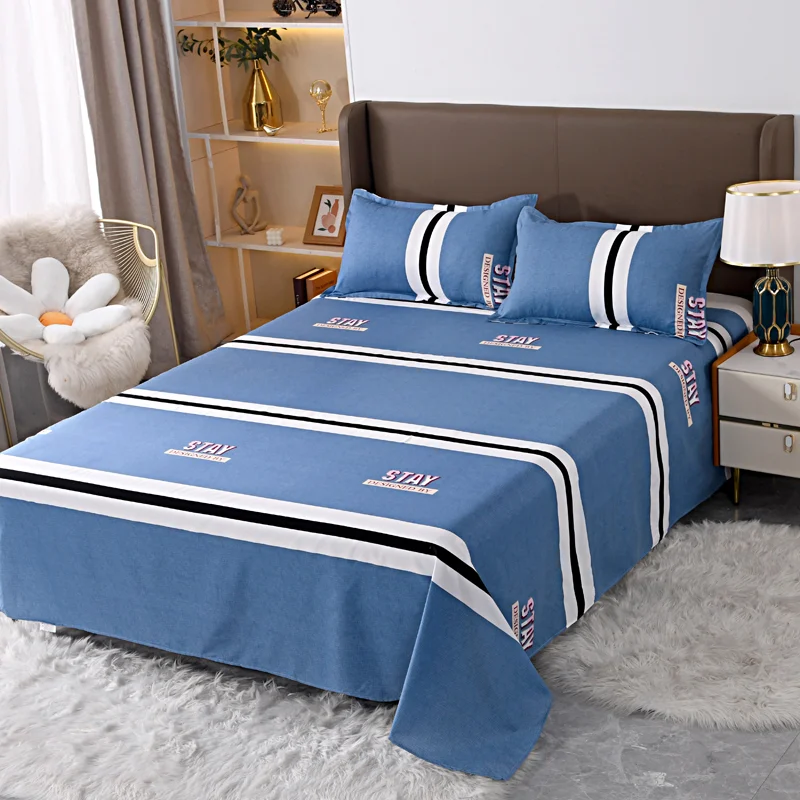 Hot sale beauty bed cover multiple prints flat cheep bedsheet bed sheets wholesalers