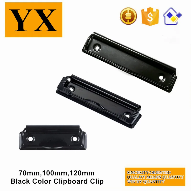 
Non rusting 70mm iron flat clipboard clip for file 