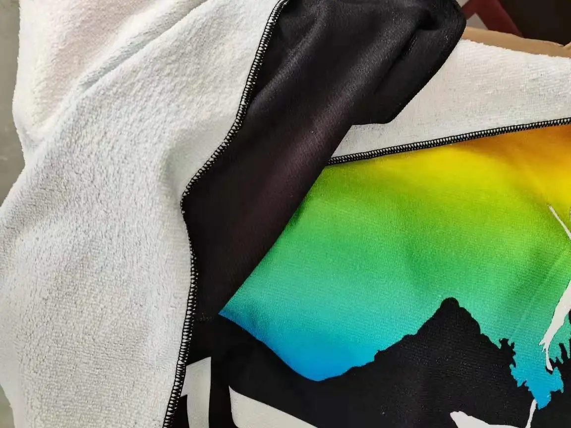 Custom Microfiber Printing Beach Towel for Adults  Oversize Travel Beach Towels Quick Dry Pool Towels Large Sand Free Beach