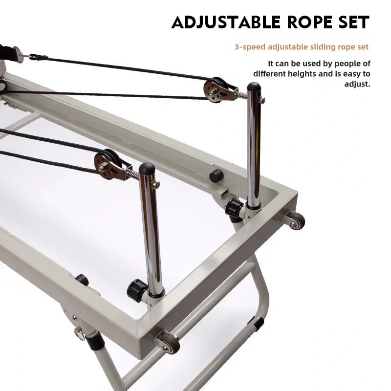 Home Gym Yoga Workout Foldable Pilates Machine Equipment Pilates Reformer Machine for Strength Training