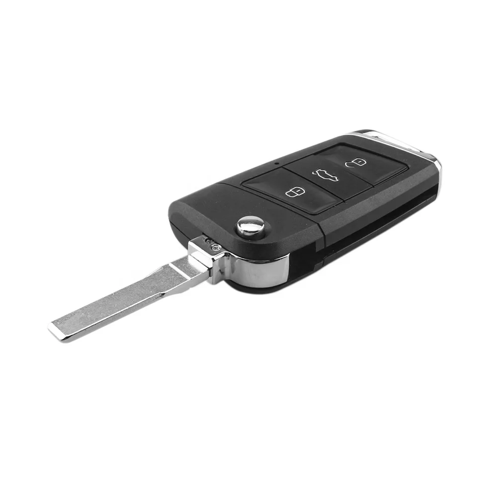 3 Button Remote Car Key 433Mhz ID48 Chip MQB System for Volkswagen VW Golf MK7 Skoda Octavia A7 P/N:5G0 959 753 BC HAA blade