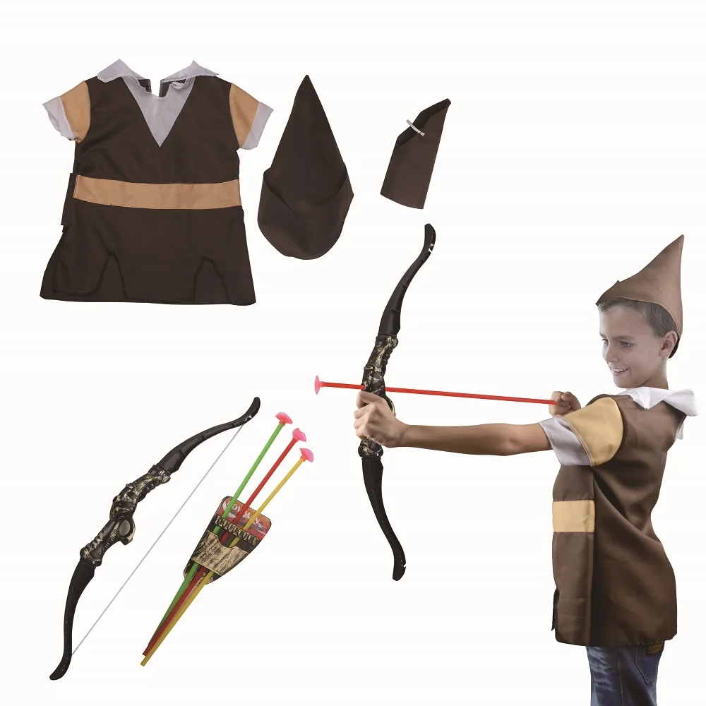 In stock children TV Movie Costume Halloween party dress up clothes Indian toys cosplay costume