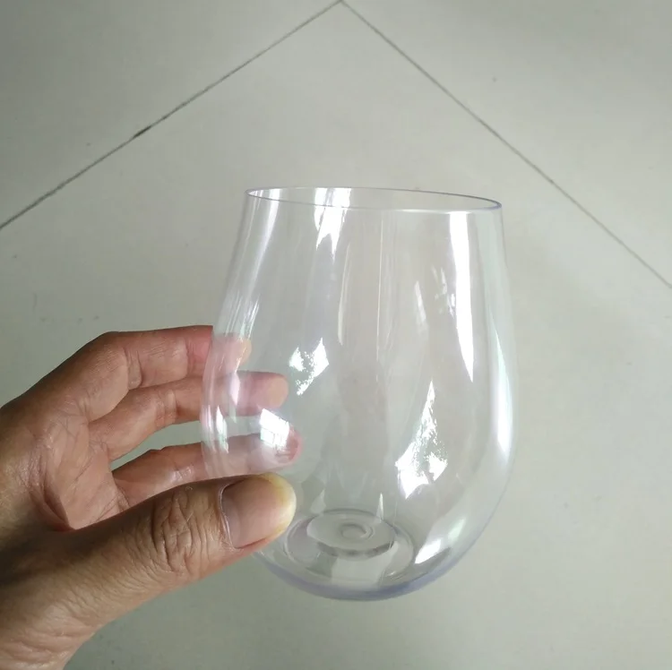 Unbreakable shatterproof wine glass plastic drinking glass stemless wine glasses unbreak wine glasses