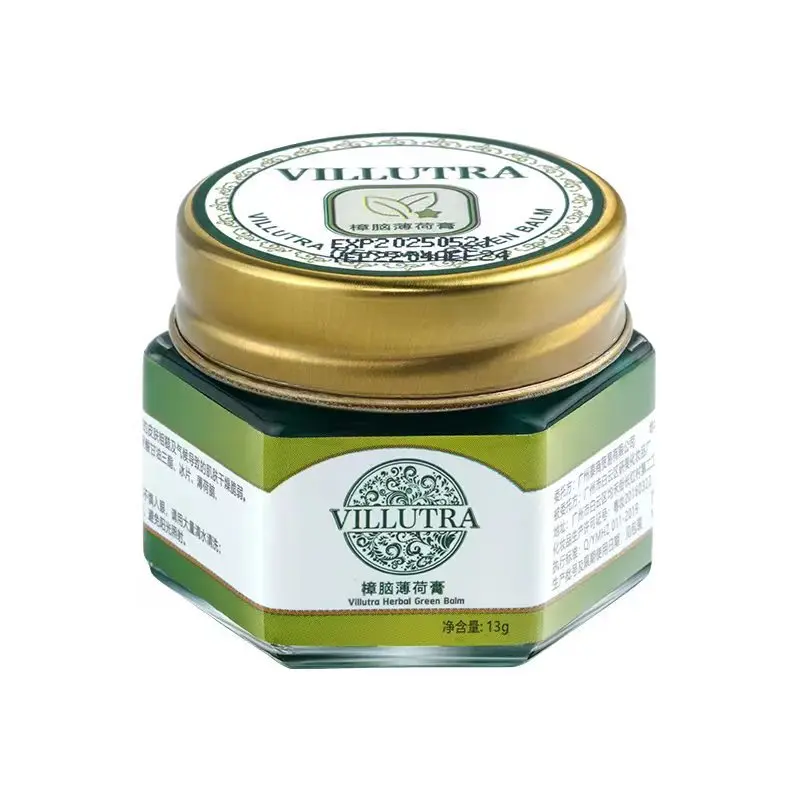 OEM Thailand Villutra grass cream cooling oil grass anti-itch cream portable anti-bite anti-motion sickness mint grass cream