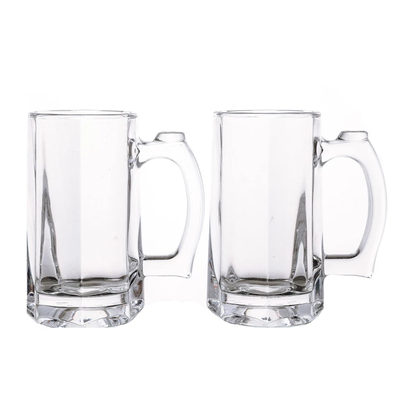 KDG Brand 380ml Thicken Bottom Water Glasses Drinking Beer Cups Classic Beer Glasses with Handle