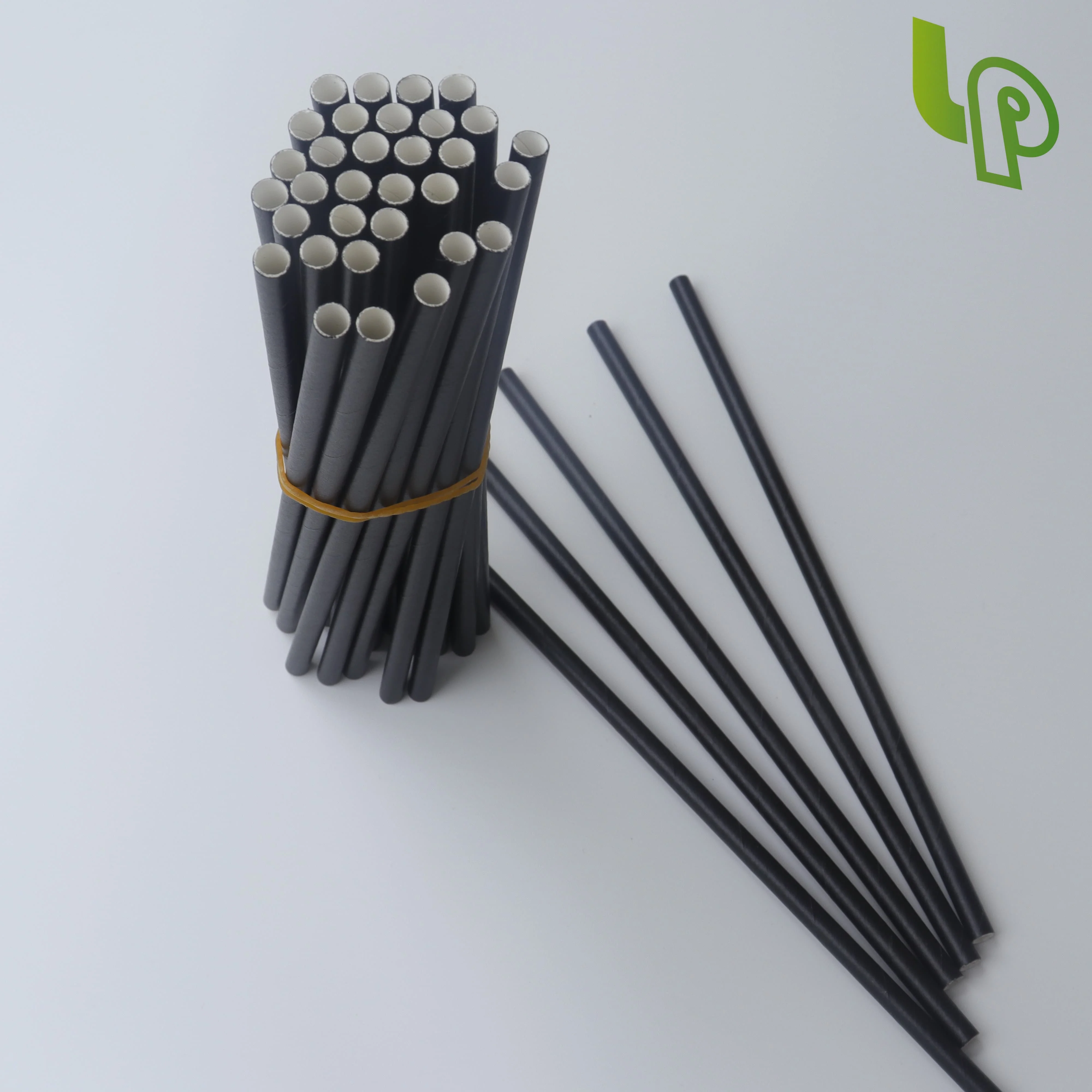 Environmentally Friendly Disposable Paper Straw Factory Straight Hair Food Grade Safety Milk Coffee Dinnerware Tableware