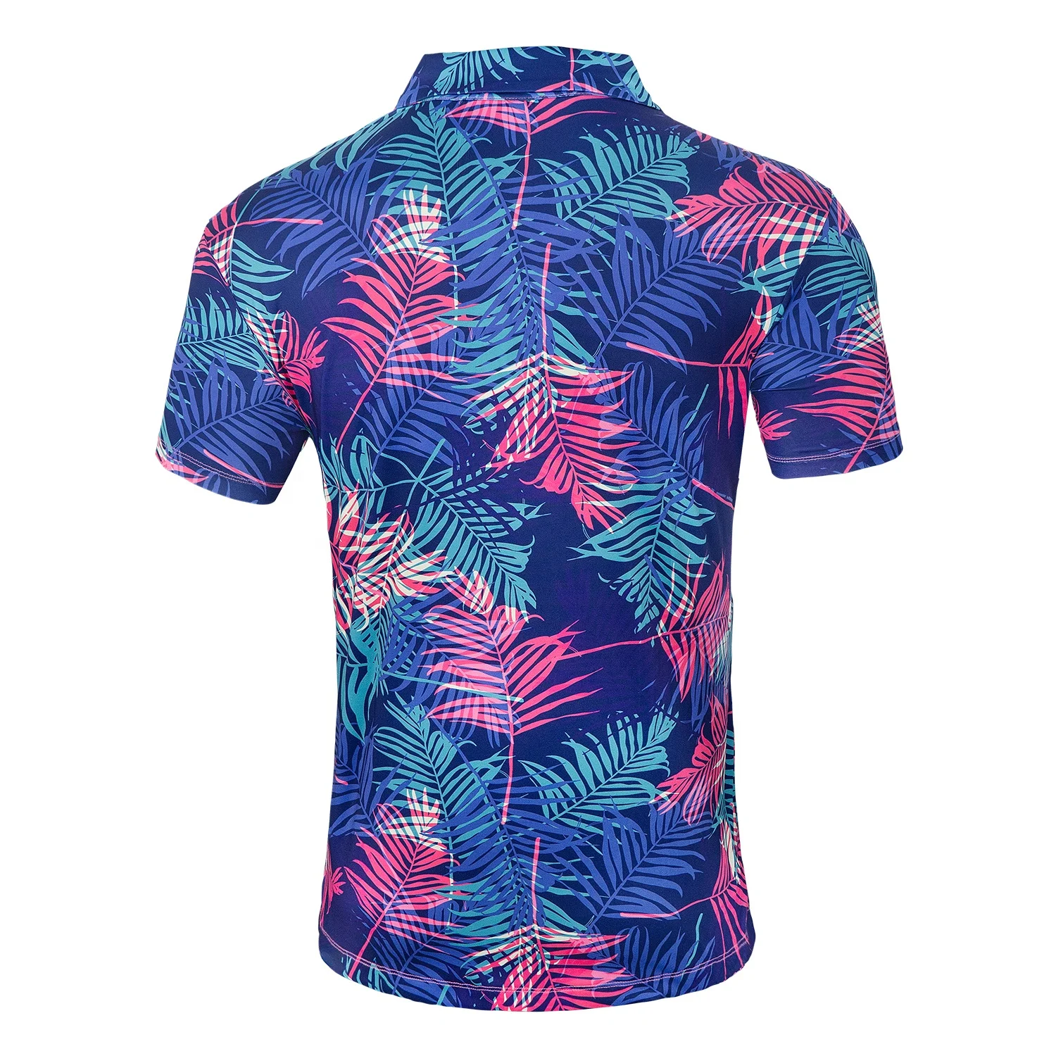 High Quality Fashionable Stretchable Golf Polo Shirts Custom Latest Style Short Sleeve Sublimated Golf Polo For Adult