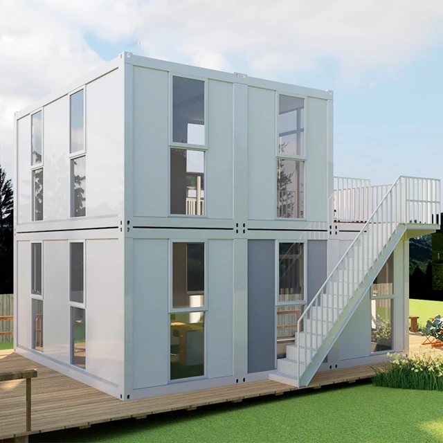 Mini Mobile Homes Prefabricated house Low Cost  For Tanzania bunker house