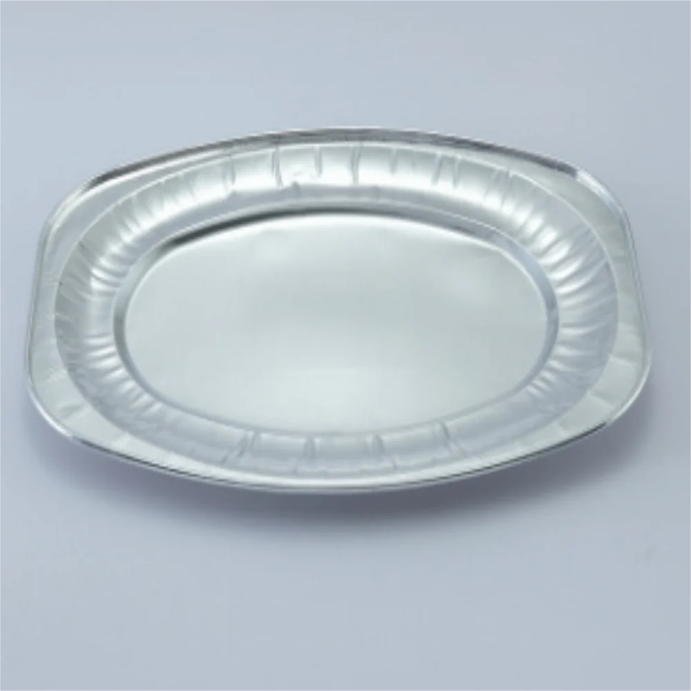 20 pack oval dishes aluminum platter oval foil pan for turkey Christmas household food serving