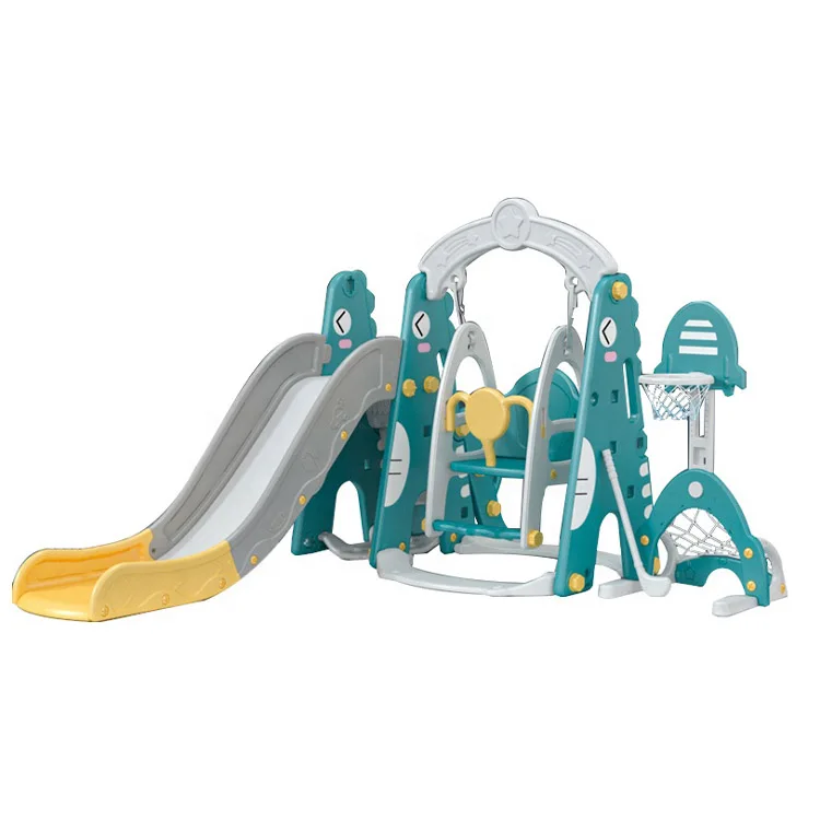 Little Tikes Hot Sell Multifunctional Toys kindergarten Play Plastic children indoor slide and swing set for kids