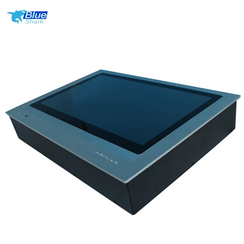 New design  touch screen motorized Hidden Desk Lcd Monitor Lift Flip Up Monitor Lift Desktop Computer for Government table