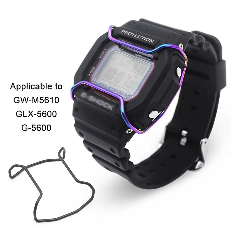 Watch protecting bar stainless steel bezel bumper for G SHOCK DW5600/5000/5610 GA2100/2110 GA/GD100/110/120 wholesale 5 colors