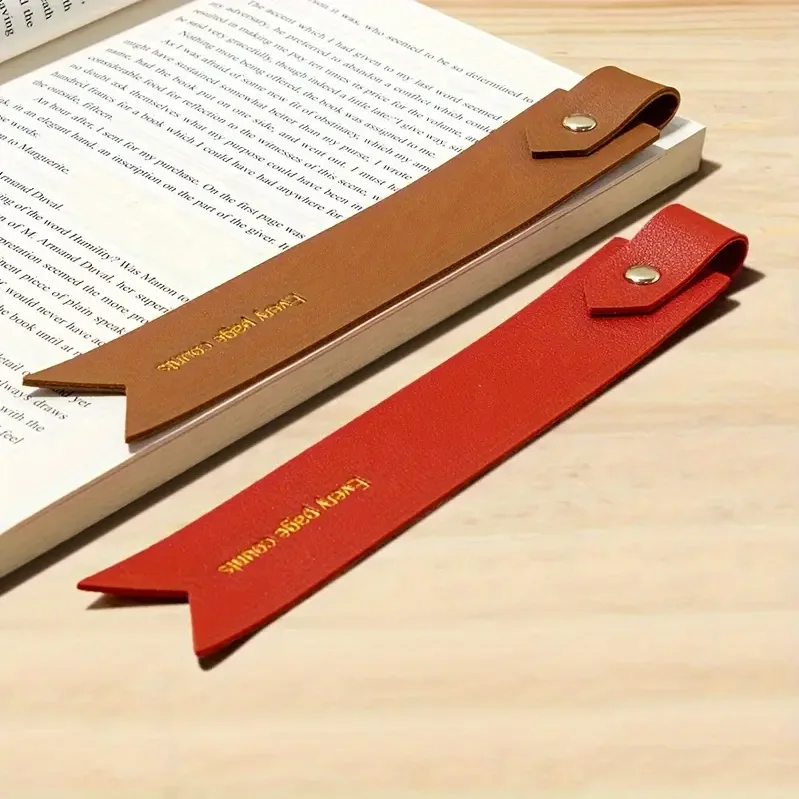 PU Leather Gift Bookmark Handcrafted Bible Verses Bookmarks Portable Book Page Marker Reading Gift for Book Lovers and Readers