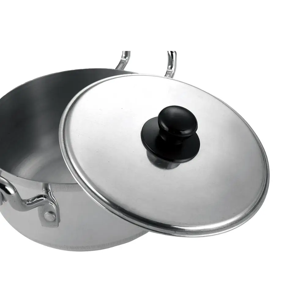 Лидер продаж алюминиевая полированная кастрюля для приготовления пищи 7 шт.