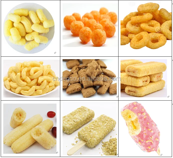 DG Machinery Corn Puffed Ring Cheese Ball Inflating Snacks Food Extruder Making Machine Equipment
