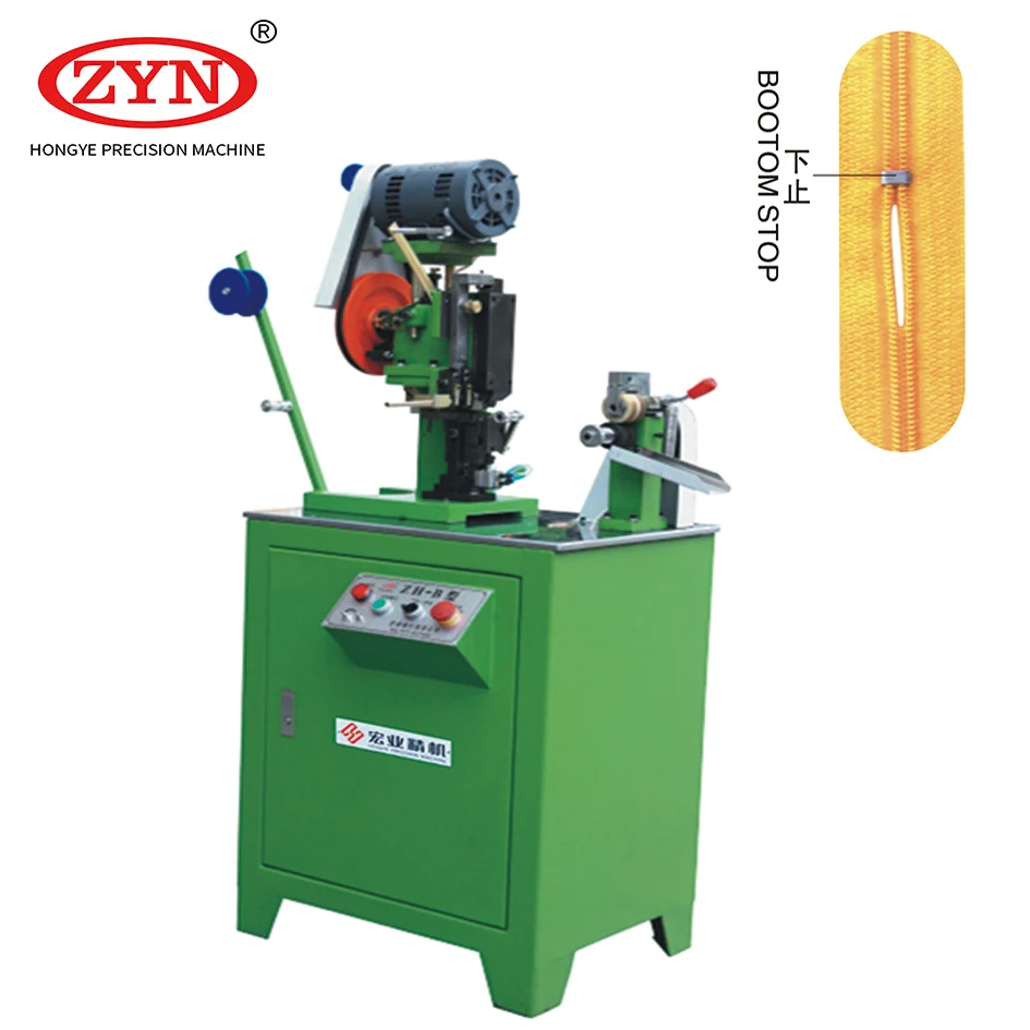 HY-112N ZYN Auto nylon zipper bottom stop machine for machinery for making zippers