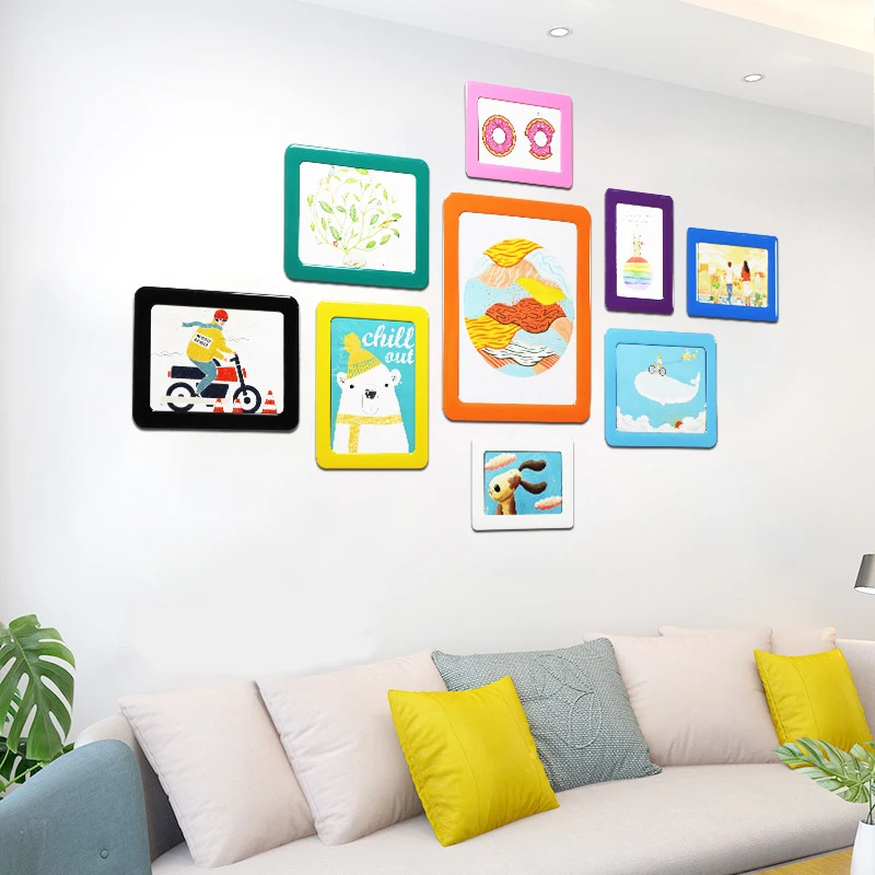 Magtoon Factory Price Wedding Photo Picture Multiple Colors Sweet Love Home Fridge Office Cabinet Pvc Magnetic Photo Frame