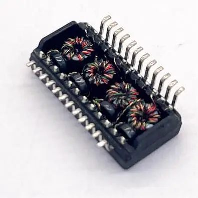 Free Sample Gigabit Network Filter Ethernet Isolation Magnetic Circuit SMD DIP Toroidal Electric LAN Transformer Module for PCBA